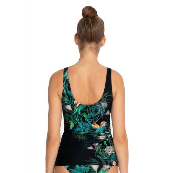 NEW JOHNNY WAS calla lily wrap top in multi - Picture 2 of 2